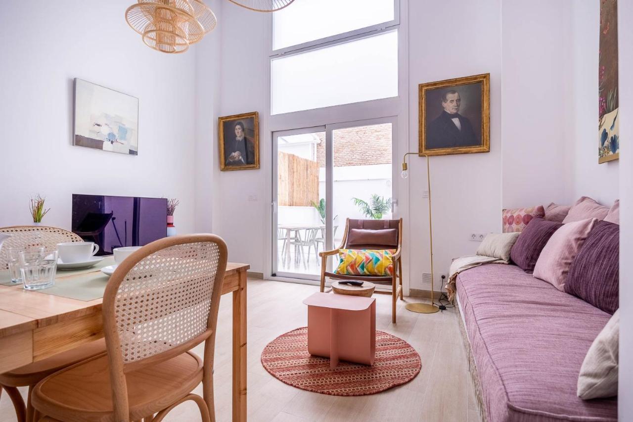 Pop Art Historia De Conde Negro Con Patio Privado Appartement Sevilla Buitenkant foto